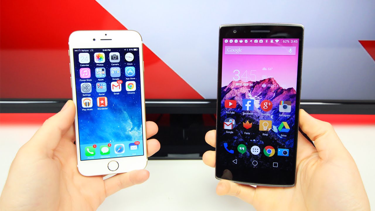 iPhone 6S Plus vs OnePlus2 vs Nexus 5x