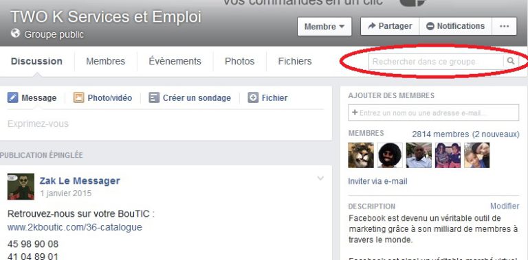 Impossible D'ajouter Un Membre Dans Un Groupe Messenger