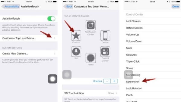 Comment faire des captures d'écran avec un iPhone / iPhone 7 Plus
