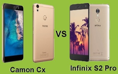 Camon Cx vs Infinix S2