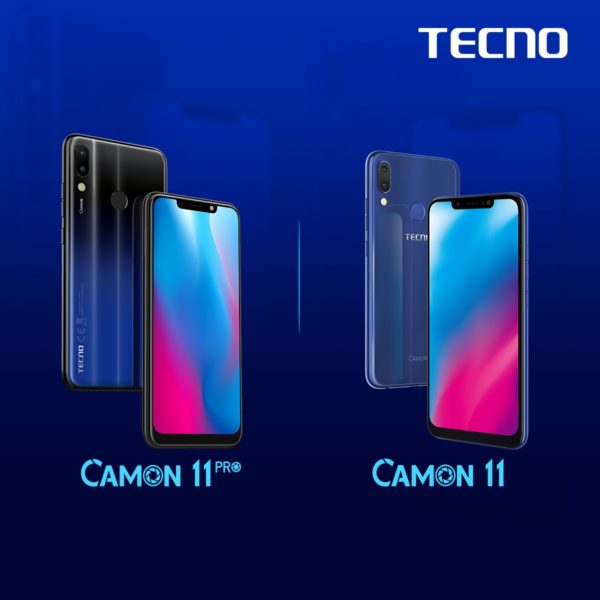 Tecno Camon 11 Pro et Camon 11