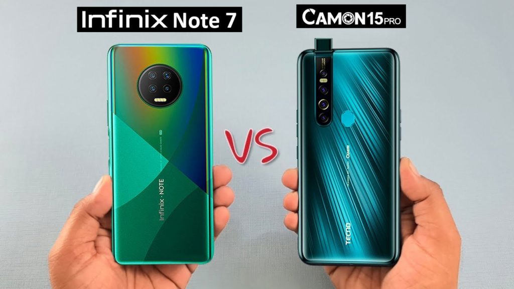 Infinix Note 7 vs Camon 15 Premier