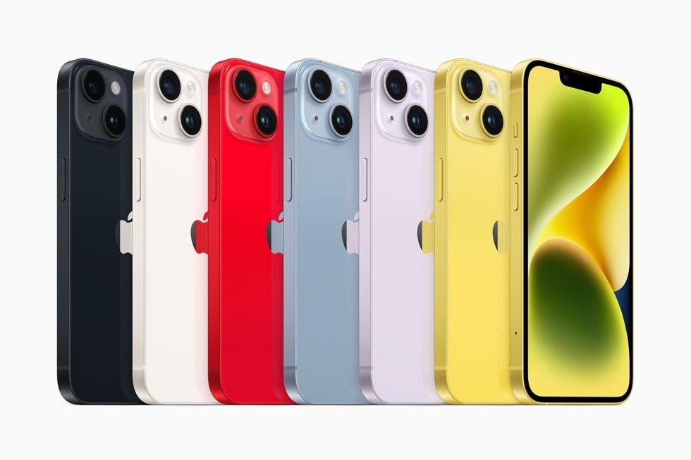 Couleurs iPhone 15