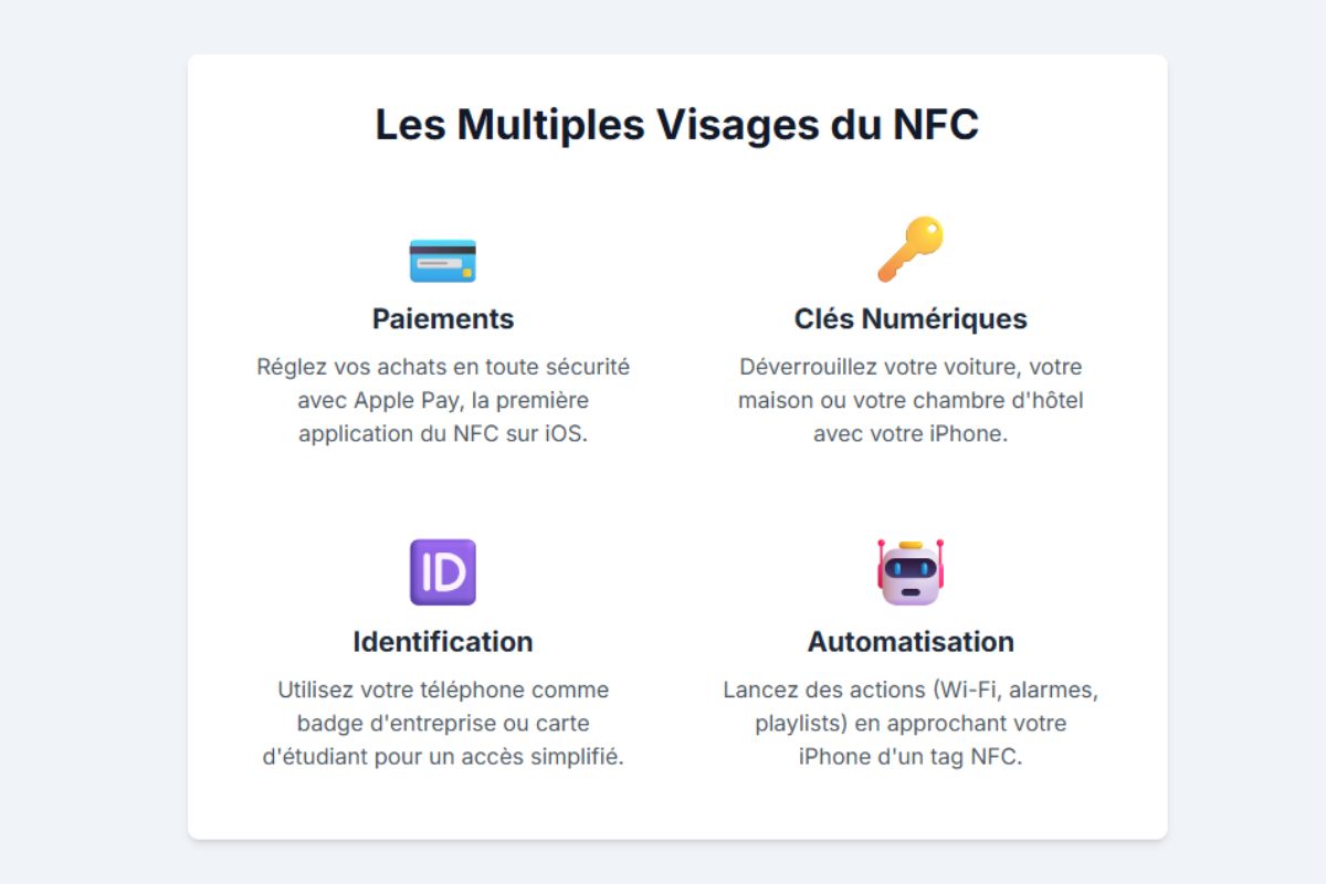NFC sur iPhone