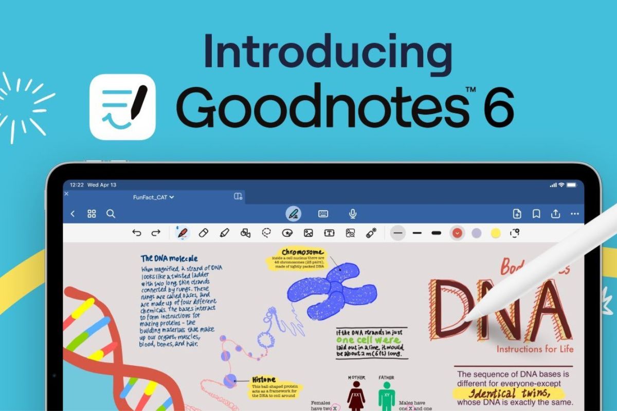 applications pour étudiantes Goodnotes 6