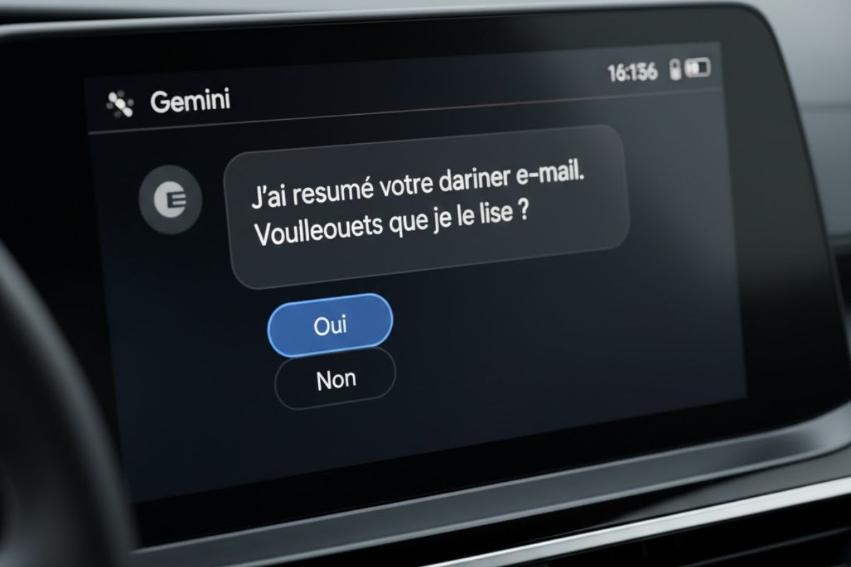 Gemini dans Android Auto