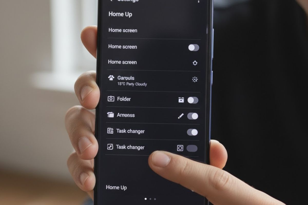 Mise à jour Home Up